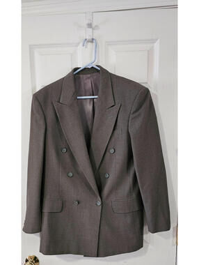 Vintage Ron Chereskin double breasted blazer Size 39 Regular green